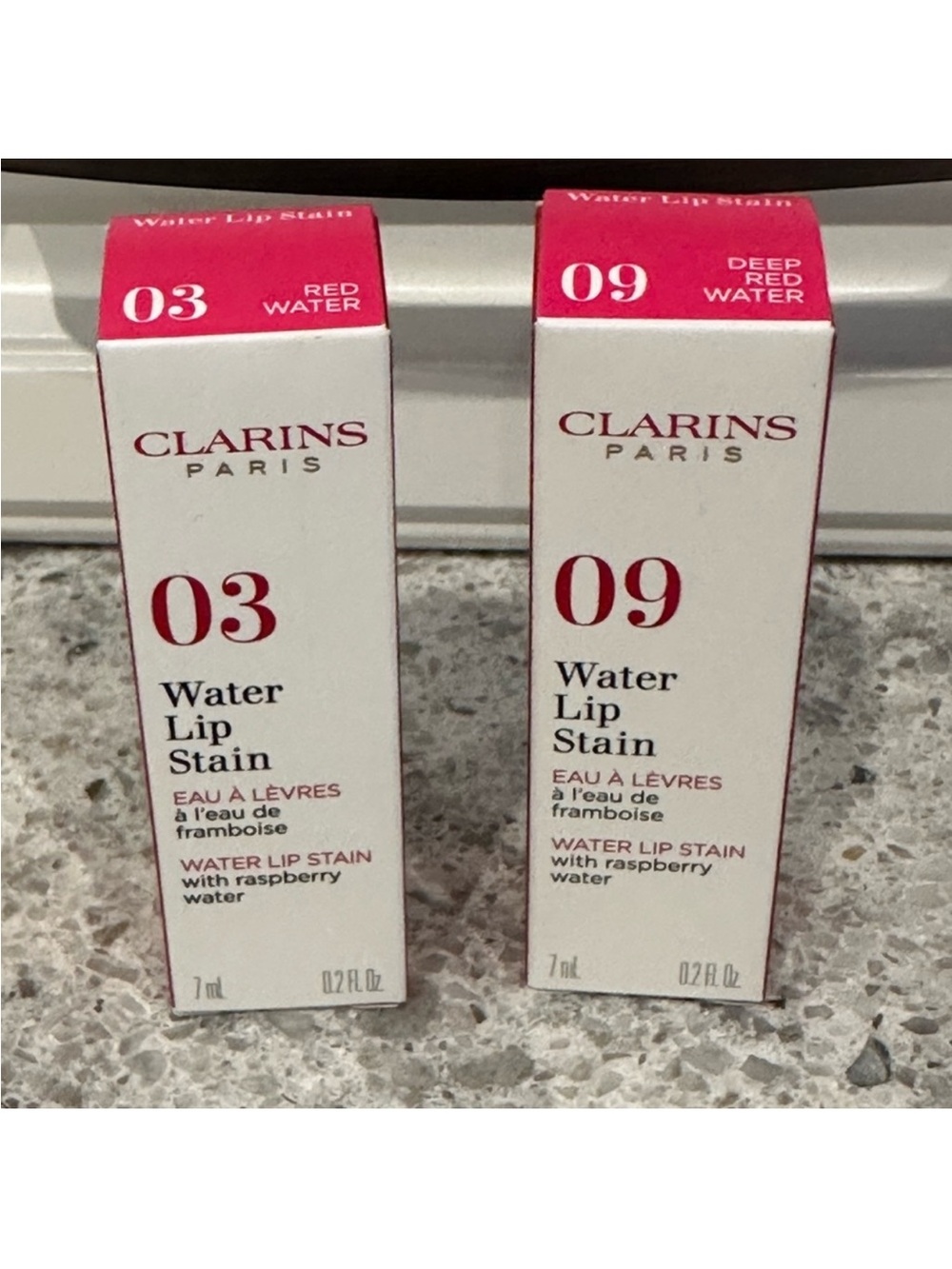 Clarins Clarins Water Lip Stain Natural Matte Moisturizing Lip Stain in 03 & 09